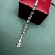 Ruif Jewelry Classic Popular Design 0.5ct Each  Fancy Shape D Color Moissanite tennis  Bracelet S925 Silver  Fashion Jewelry 