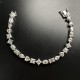 Ruif Jewelry Classic Popular Design 0.5ct Each  Fancy Shape D Color Moissanite tennis  Bracelet S925 Silver  Fashion Jewelry 