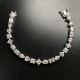 Ruif Jewelry Popular Design 0.5ct Each  Fancy Shape D Color Moissanite tennis  Bracelet S925 Silver  Fashion Jewelry 