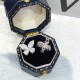 Ruif Jewelry Customized PT950 Platinum Lab Grown Diamond Earrings Fancy Shape Classic Engagement Band Jewelry 