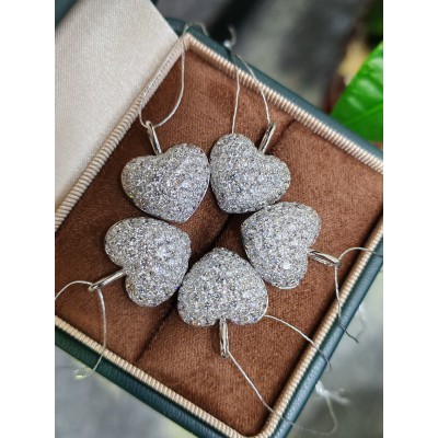 Ruif Jewelry 9K Gold 1.80ct Lab Diamond Pendant (Only Pendant) Jewelry for Party Gift