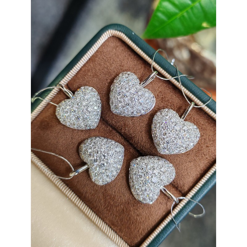 Ruif Jewelry 9K Gold 1.80ct Lab Diamond Pendant (Only Pendant) Jewelry for Party Gift