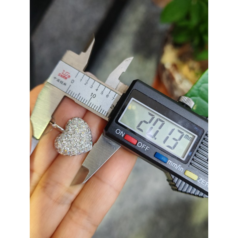 Ruif Jewelry 9K Gold 1.80ct Lab Diamond Pendant (Only Pendant) Jewelry for Party Gift