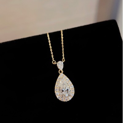 Ruif Jewelry 18K Yellow Gold 1.5ct Lab Diamond Nacklace Custom Jewelry for Party Gift