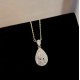 Ruif Jewelry 18K Yellow Gold 1.5ct Lab Diamond Nacklace Custom Jewelry for Party Gift