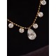 Ruif Jewelry 18K Yellow Gold 2.0ct Lab Diamond Nacklace Custom Jewelry for Party Gift