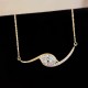 Ruif Jewelry 18K Yellow Gold 0.90ct Lab Diamond Nacklace Custom Jewelry for Party Gift