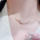 Ruif Jewelry 18K Yellow Gold 0.90ct Lab Diamond Nacklace Custom Jewelry for Party Gift