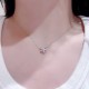 Ruif Jewelry 18K Yellow Gold 0.60ct Lab Diamond Nacklace Custom Jewelry for Party Gift