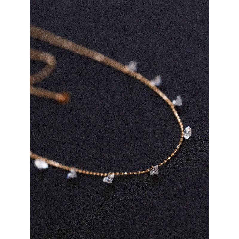 Ruif Jewelry 18K Yellow Gold 1.08ct Lab Diamond Nacklace Custom Jewelry for Party Gift