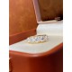 Ruif Jewelry 18k Yellow Gold 0.5ct each Lab Grown Diamond Ring custom Jewelry for Party Gift