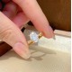 Ruif Jewelry 18k Yellow Gold 1.5ct Lab Grown Diamond Ring custom Jewelry for Party Gift
