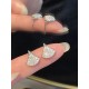 Ruif Jewelry Customized 18k White Gold 0.52ct Natural Diamond Earrings Wholesale price earrings