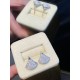Ruif Jewelry Customized 18k White Gold 0.52ct Natural Diamond Earrings Wholesale price earrings