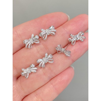 Ruif Jewelry Customized 18k White Gold 0.38ct Natural Diamond Earrings Wholesale price earrings