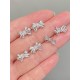 Ruif Jewelry Customized 18k White Gold 0.38ct Natural Diamond Earrings Wholesale price earrings