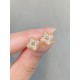 Ruif Jewelry Customized 18k Rose Gold Natural Diamond Earrings Wholesale price earrings