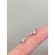 Ruif Jewelry Customized 18k White Gold 0.75ct Natural Diamond Earrings Inner Diameter 10mm Wholesale price earrings