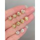Ruif Jewelry Customized 18k White/Yellow/Rose Gold Natural Diamond Earrings Center Stone 0.3ct Each Wholesale price earrings