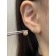 Ruif Jewelry Customized 18k White/Yellow/Rose Gold Natural Diamond Earrings Center Stone 0.3ct Each Wholesale price earrings