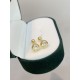 Ruif Jewelry Customized 18k Yellow Gold Natural Diamond Earrings Center Stone 0.30ct Each Wholesale price earrings