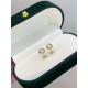 Ruif Jewelry Customized 18k Yellow Gold Natural Diamond Earrings Center Stone 0.30ct Each Wholesale price earrings