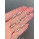 Ruif Jewelry Customized 18k White Gold Natural Diamond Earrings Wholesale price earrings