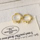 Ruif Jewelry Customized 18k Yellow Gold Natural Diamond Earrings Center Stone 0.18ct Each Wholesale price earrings