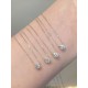 Ruif Jewelry Classic Design 18K White Gold 0.3ct Natural Diamond Necklace Wholesale price necklace