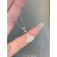Ruif Jewelry Classic Design 18K Rose Gold 0.46ct Natural Diamond Necklace Wholesale price necklace