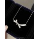 Ruif Jewelry Classic Design 18K White Gold 0.34ct Natural Diamond Necklace Wholesale price necklace