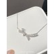 Ruif Jewelry Classic Design 18K White Gold 0.34ct Natural Diamond Necklace Wholesale price necklace