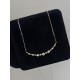 Ruif Jewelry Classic Design 18K Yellow Gold 0.17ct Natural Diamond Necklace Wholesale price necklace