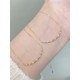 Ruif Jewelry Classic Design 18K Yellow Gold 0.17ct Natural Diamond Necklace Wholesale price necklace