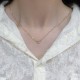 Ruif Jewelry Classic Design 18K White Gold 0.3ct Natural Diamond Necklace Wholesale price necklace