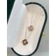 Ruif Jewelry Classic Design 18K Rose Gold Natural Diamond Necklace Wholesale price necklace