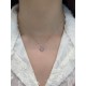 Ruif Jewelry Classic Design 18K Rose Gold Natural Diamond Necklace Wholesale price necklace