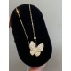 Ruif Jewelry Classic Design 18K Rose/Yellow Gold Natural Diamond Necklace Wholesale price necklace