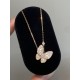 Ruif Jewelry Classic Design 18K Rose/Yellow Gold Natural Diamond Necklace Wholesale price necklace
