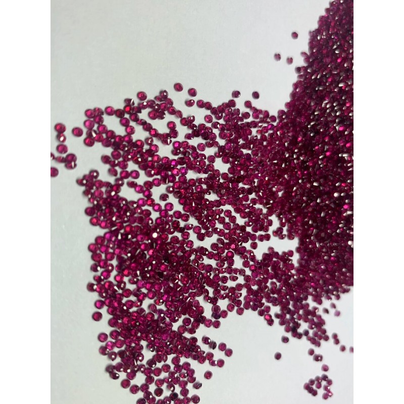 Ruif Jewelry Natural Ruby High Quality Gemstone Round 0.8-2.0mm for Jewelry Making or Diy Jewelry Ruif Jewelry Natural Ruby High Quality Gemstone Round 0.8-2.0mm for Jewelry Making or Diy Jewelry