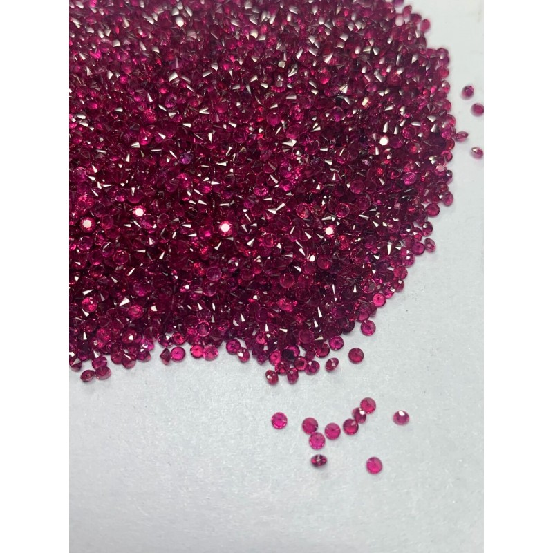 Ruif Jewelry Natural Ruby High Quality Gemstone Round 0.8-2.0mm for Jewelry Making or Diy Jewelry Ruif Jewelry Natural Ruby High Quality Gemstone Round 0.8-2.0mm for Jewelry Making or Diy Jewelry
