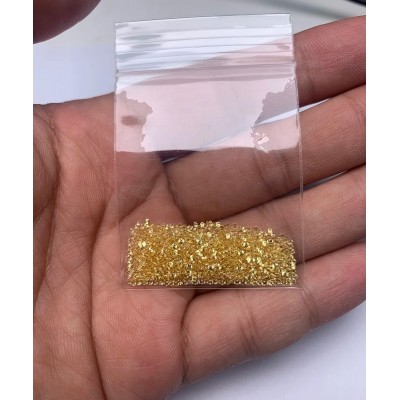 Ruif Jewelry Small Size Round 0.8-2.0mm Natural Yellow Sapphire High Quality Loose Gemstones For DIY Jewelry Making