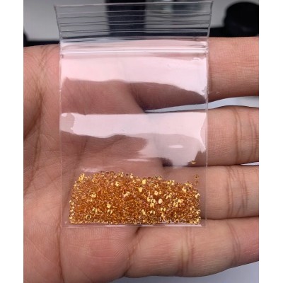 Ruif Jewelry Small Round Size 0.8-2.0mm Natural Orange Sapphire High Fine Loose Gemstones For DIY Jewelry Making