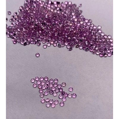 Ruif Jewelry Small Size 0.8mm-2.0mm Round Shape Natural Purple Sapphire High Quality Loose Gemstone For Jewelry Making