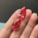Ruif Jewelry Pear Shape Lab Grown Papalacha Loose Gemstone for Diy Jewelry Design