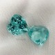 Ruif Jewelry Popular Lab Grown Paraiba Sapphire Loose Gemstone Heart Shape Semi-precious Stone Sales with Free Shipping