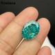  RUIF Jewelry New Paraiba Tourmaline Green Crushed Ice Cutting Cubic Zirconia Stone Hand Make 5A+ Quality High Carbon CZ Diamond