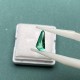 Ruif Jewelry Hand Made 16x20mm a Set of Crosses Lab Grown Emerald Colombia Color for Jewelry Earrings Making