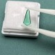 Ruif Jewelry Hand Made 16x20mm a Set of Crosses Lab Grown Emerald Colombia Color for Jewelry Earrings Making
