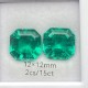 Pirmiana Big Size Asscher Cut 12x12mm Lab Grown Emeralds with Inclushions Like Natural Emerald Gemstone for Jewelry Making Pirmiana Big Size Asscher Cut 12x12mm Lab Grown Emeralds with Inclushions Like Natural Emerald Gemstone for Jewelry Making
